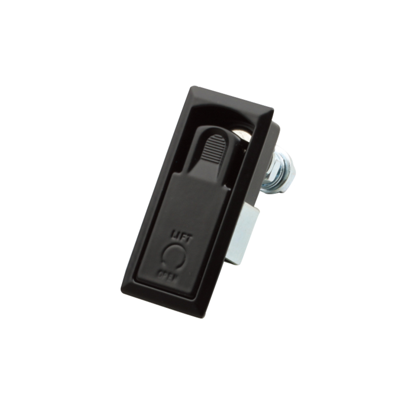 MS726-3 a peint le type bas noir de compression de serrures de Cabinet avec la poignée