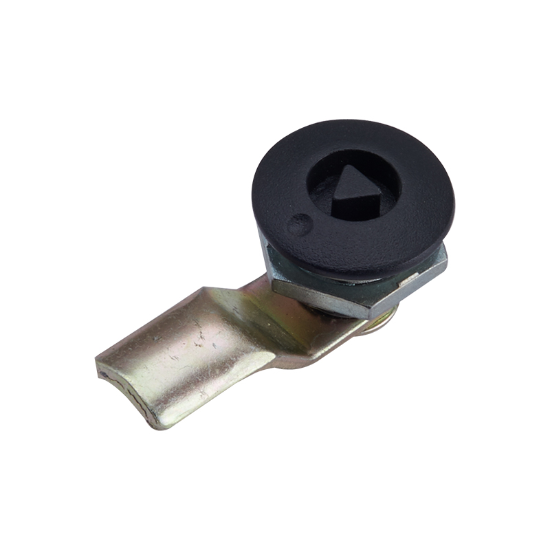 Serrures cylindriques à pulvérisation en plastique noir triangulaire MS705F-3 8*8