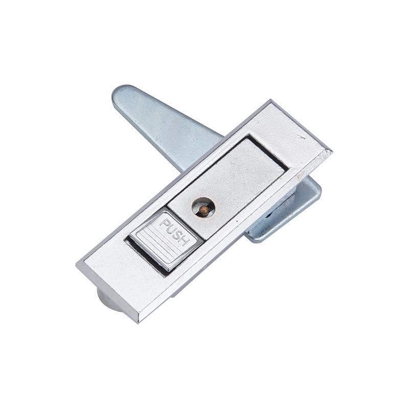 Bouton en plastique MS720 avec cylindre de serrure, serrures de porte plates