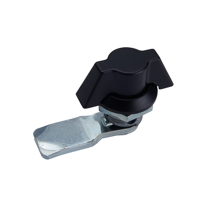 MS815-4A Écrou en zinc blanc Base de peinture noire Serrures cylindriques