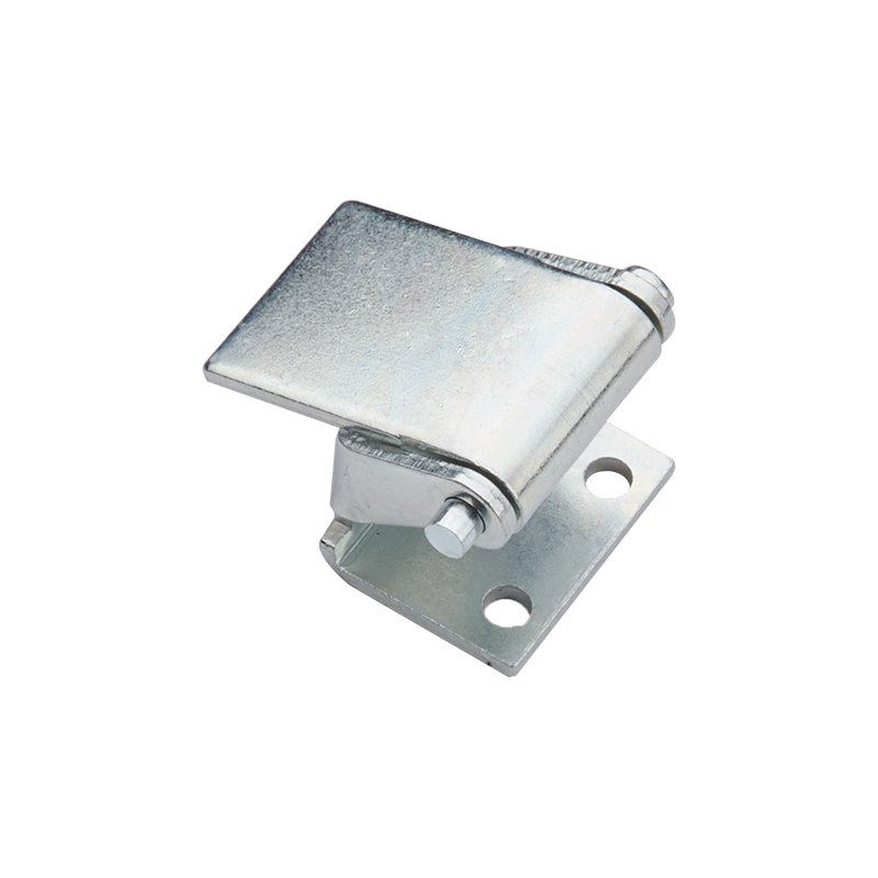 CL105 Fer ouvert à 180° (placage de zinc blanc) Charnière intégrée, goupille