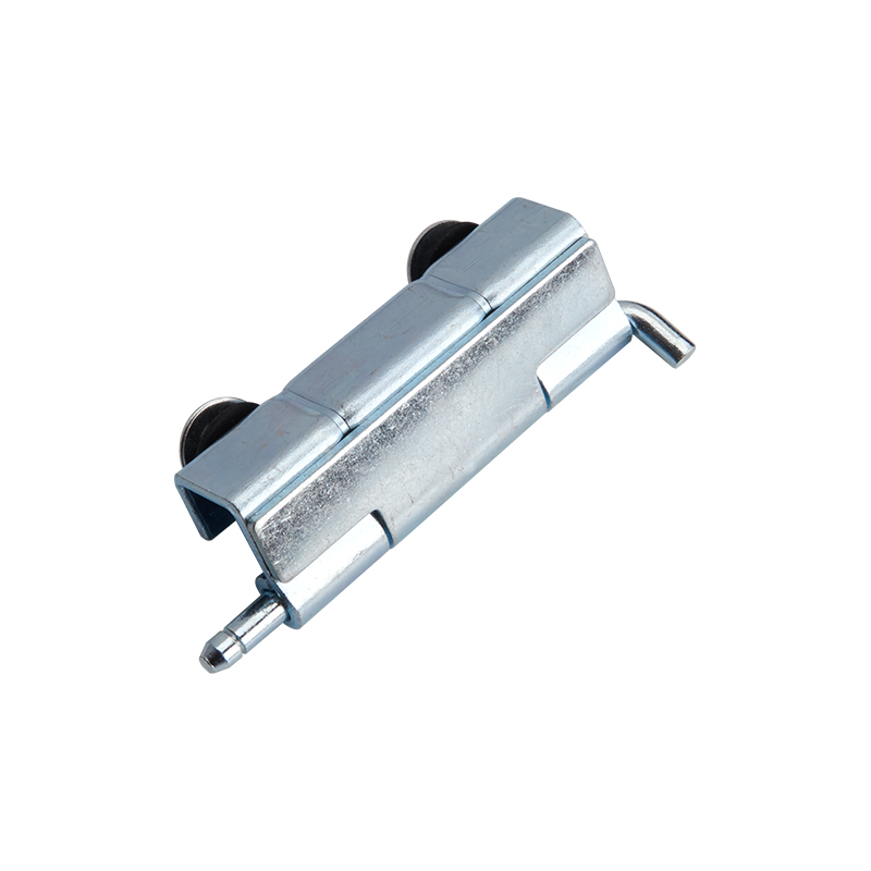 CL125 Charnière intégrée en acier au carbone, fer ouvert à 110° (placage de zinc blanc), goupille