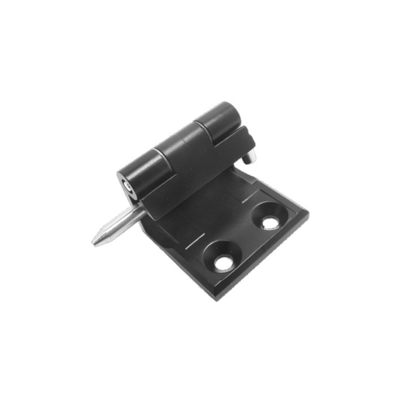 Charnière à cassette en alliage de zinc noir CL264-A, goupille en acier galvanisé