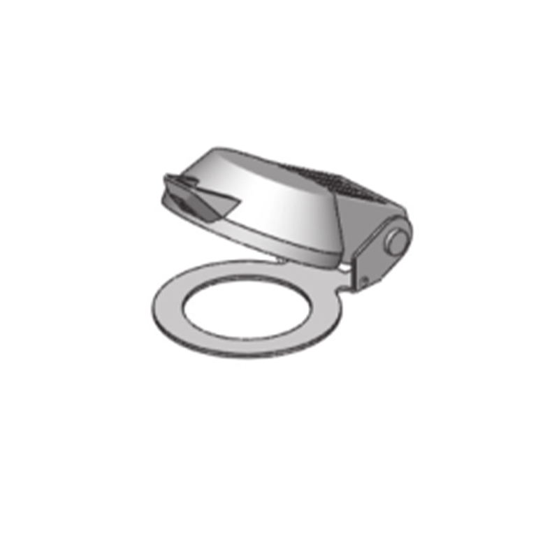 DP001 Chrome ZDC cache-poussière couvercle étanche accessoires de verrouillage