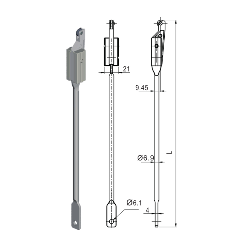 Accessoires de serrure industrielle de bielle LG002-3