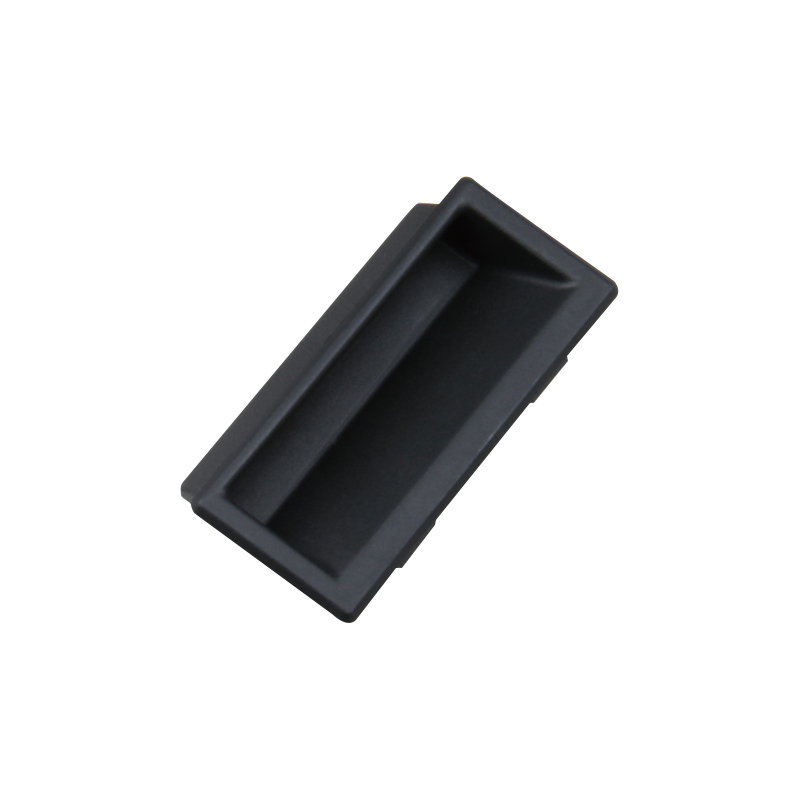 LS537-2 Poignée de porte d'ouverture de panneau de porte en nylon noir