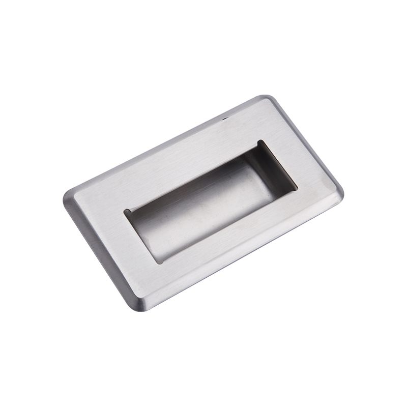 Poignée de porte industrielle à finition miroir, tréfilage LS115-1