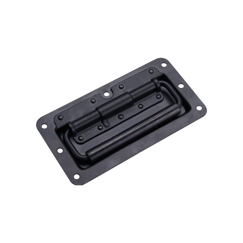 Poignée de porte à base d'acier au carbone noir LS504-3