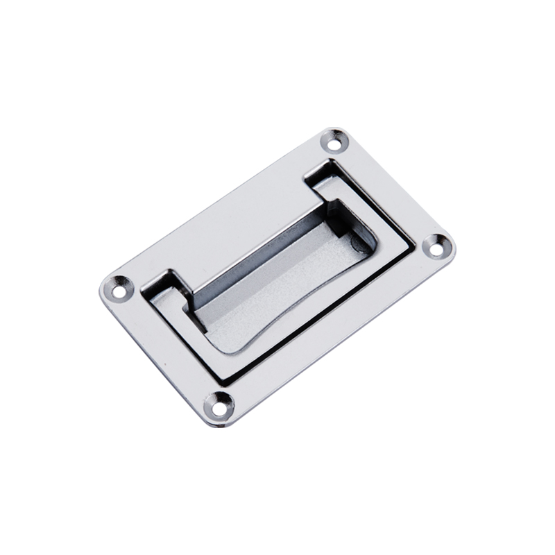 Poignée de porte industrielle en alliage de zinc LS504-5, placage au chrome