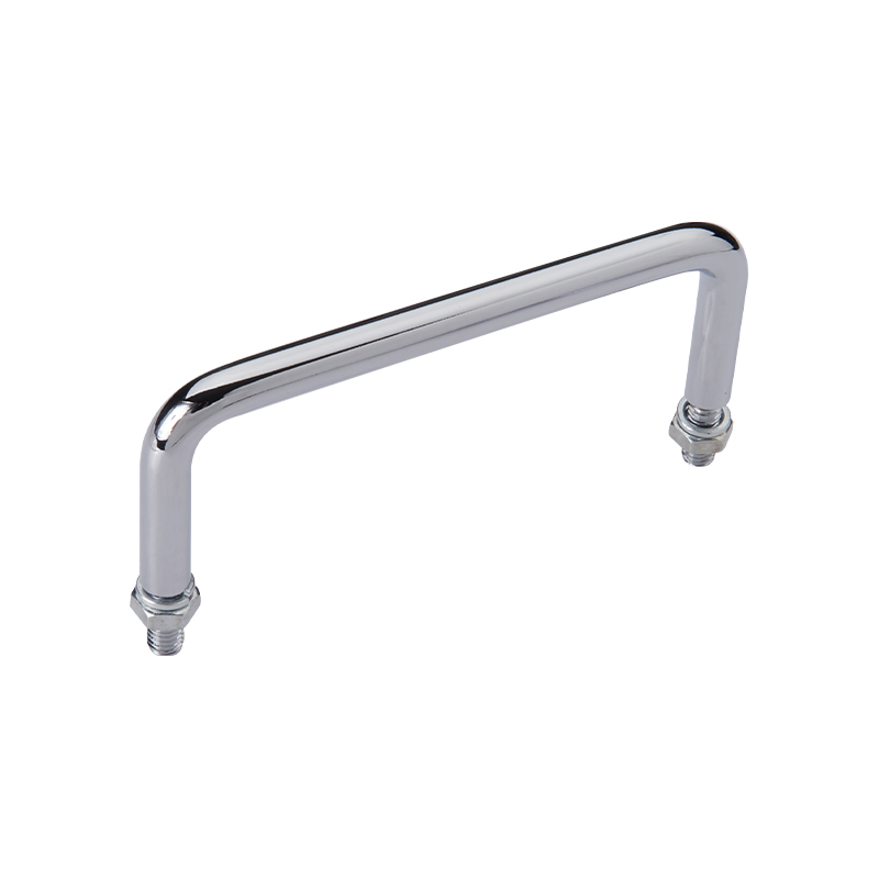 Poignée de porte chromée en acier au carbone LS507