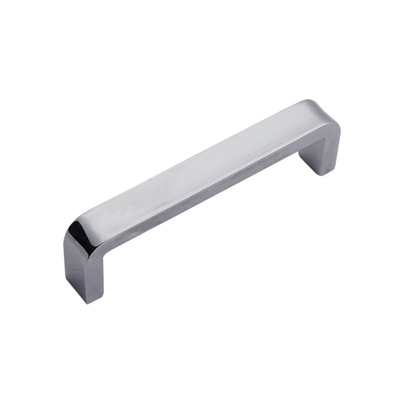 Poignée de porte industrielle chromée brillante LS510